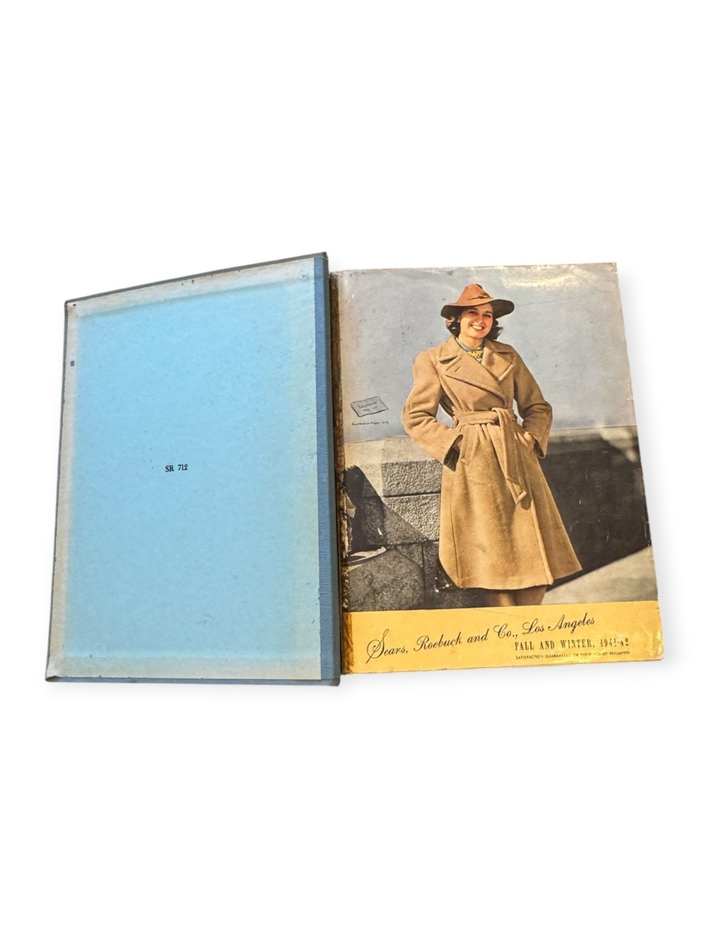 Vintage 1941-1942 Sears Roebuck Catalog Fall Winter WW2 Era Bound
